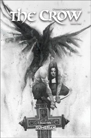 Crow: Dead Time (2024) issue 1-B BRÄO B&W Cover