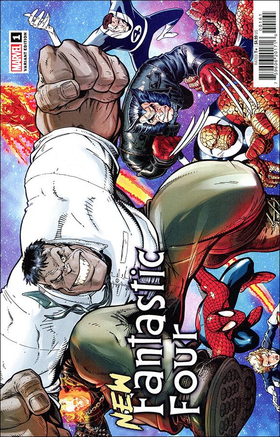 New Fantastic Four issue 1-H Arthur Adams 1:100 Hidden Gem Cover