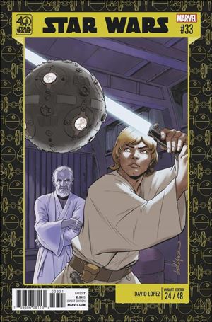 Star Wars (2015) issue 33-C David Lopez Star Wars 40th Anniversary Cover