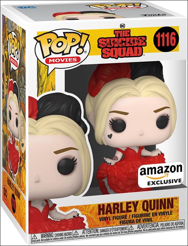 POP! Movies figure 1116 Harley Quinn (Dress) Amazon Exclusive