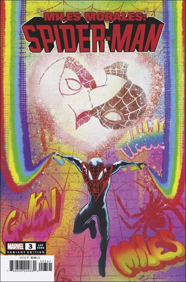 Miles Morales: Spider-Man (2022) issue 3-B E.J. Su Graffiti Cover