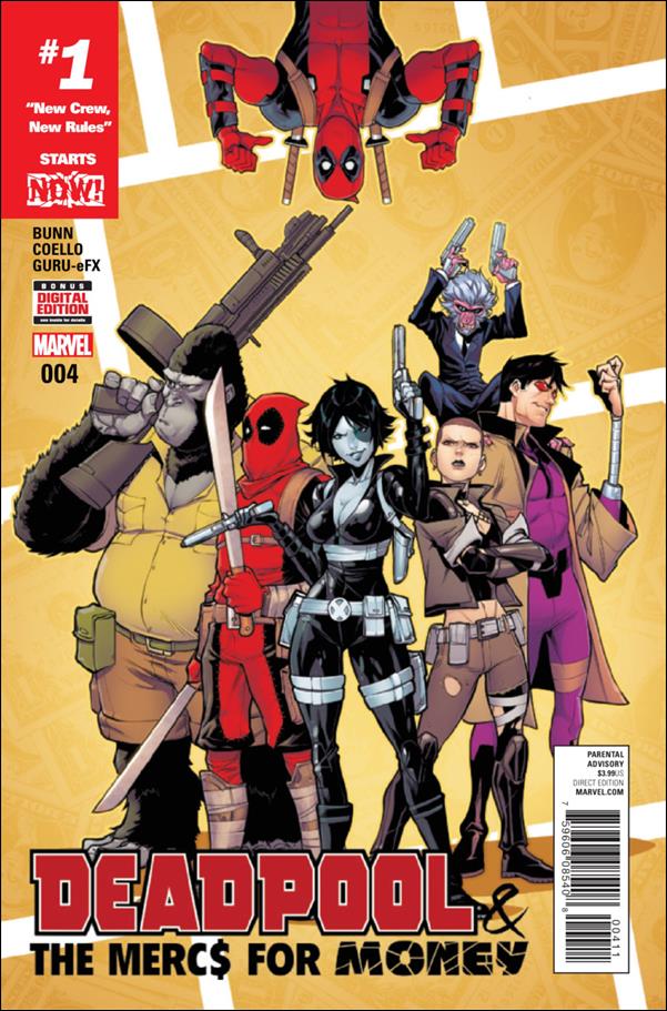 Deadpool & the Mercs for Money (2016/09) issue 4 Iban Coello Cover