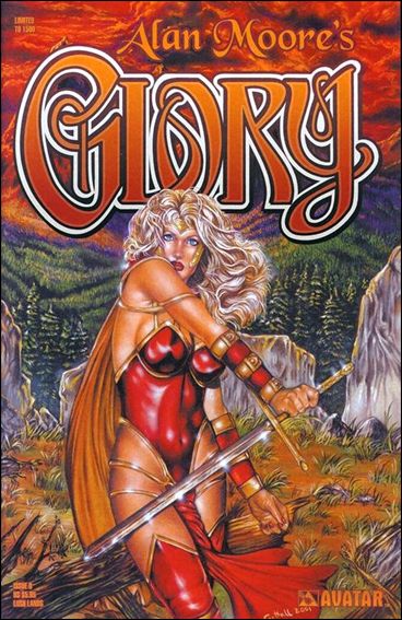 Alan Moore's Glory issue 0-G Lush Lands Cover 1/1500