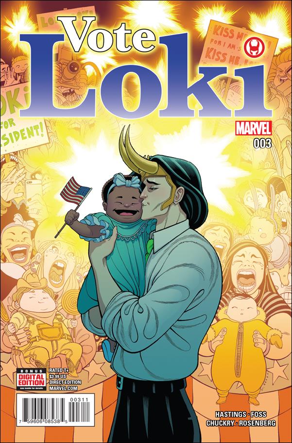 Vote Loki issue 3 Tradd Moore Cover
