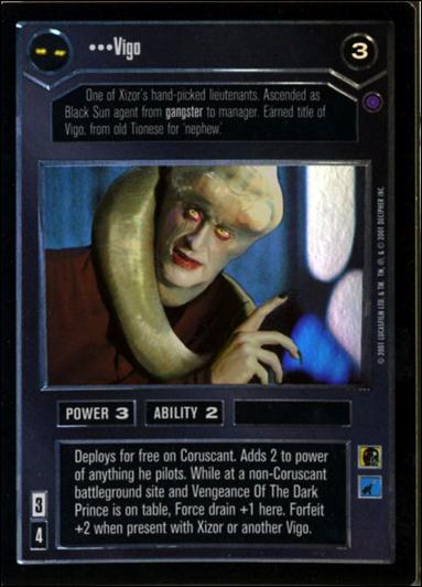 Star Wars: Reflections III (Base Set) card 14 Vigo