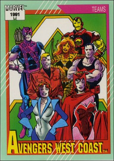 Marvel Universe: Series 2 (Base Set) card 152 Avengers West Coast