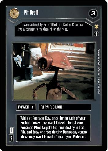 Star Wars: Tatooine Limited (Base Set) card 15 Pit Droid