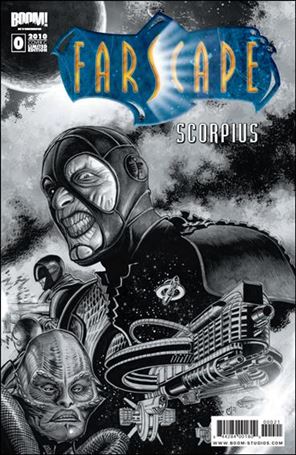 Farscape: Scorpius issue 0-C Black & White 1:10 Cover