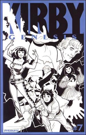 Kirby: Genesis issue 7-C Ryan Sook Black & White Cover