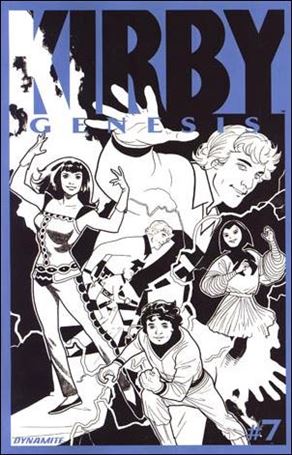 Kirby: Genesis issue 7-C Ryan Sook Black & White Cover