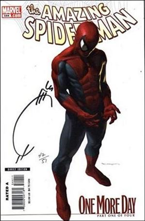 Amazing Spider-Man (1963) issue 544-G Dynamic Forces (Signed by Joe Quesada) Cover 1/51