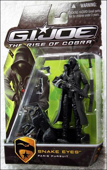 G.I. Joe Movie - The Rise of Cobra Basic 3 3/4" Action Figures figure 16 Snake Eyes - Paris Pursuit