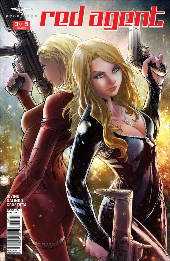 Red Agent issue 3-C Talent Caldwell Cover