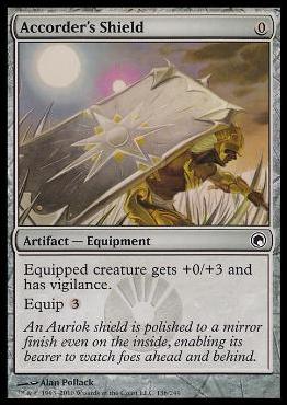 Magic the Gathering: Scars of Mirrodin (Base Set) card 136 Accorder's Shield
