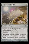 Magic the Gathering: Scars of Mirrodin (Base Set) card 136 Accorder's Shield