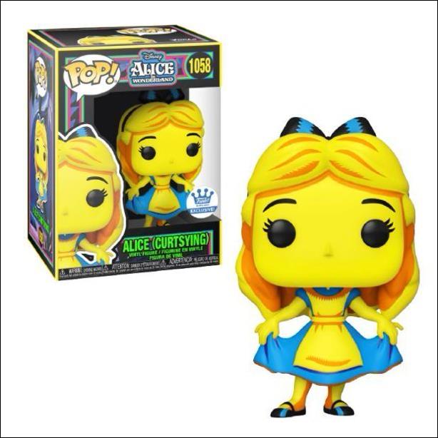 POP! Disney figure 1058-B Alice (Curtsying)  Black-Light