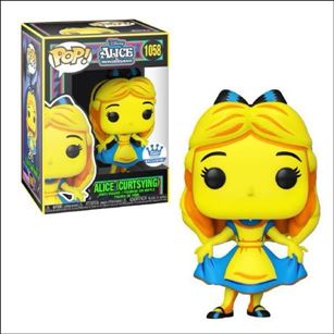 POP! Disney figure 1058-B Alice (Curtsying)  Black-Light