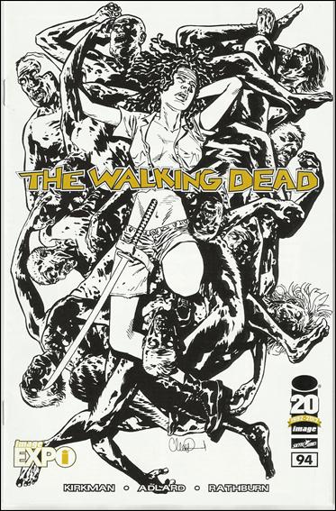 Walking Dead (2003) issue 94-C Image Expo Black & White Cover 1/200