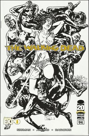Walking Dead (2003) issue 94-C Image Expo Black & White Cover 1/200