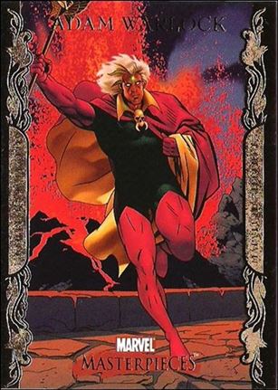 2007 Marvel Masterpieces (Parallel Gold Border Base Set) card 3 Adam Warlock