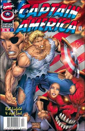 Captain America (1996) issue 2-B Newsstand Edition / Price Variant