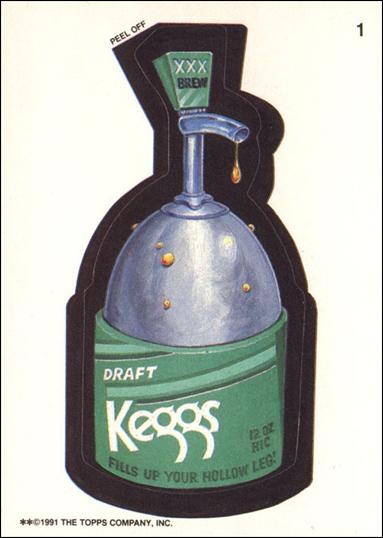 Wacky Packages (Base Set) card 1 Draft Keggs