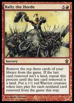 Magic the Gathering: Saviors of Kamigawa (Base Set) card 110 Rally the Horde