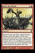 Magic the Gathering: Saviors of Kamigawa (Base Set) card 110 Rally the Horde