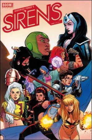 George Perez's Sirens issue 1-B Cameron Stewart Cover