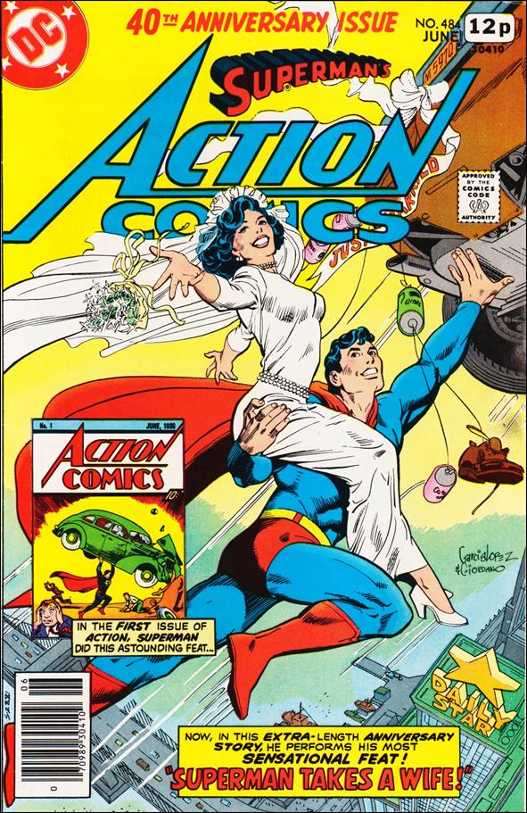 Action Comics (1938) issue 484-B UK Price Cover
