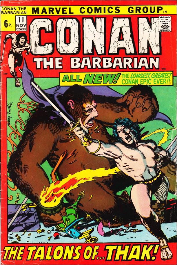 Conan the Barbarian (1970) issue 11-B UK Price Cover