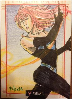 2013 Valiant Comics Preview Trading Card Set (Sketch Card Subset) card FM-02