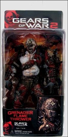 Gears of War 2 figure 8 Grenadier Flame Thrower