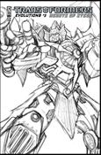 Transformers: Evolutions issue 3-C Starscream 1:10 Sketch Cover