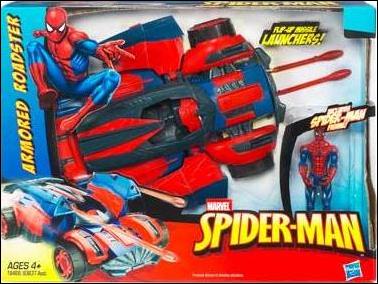 Spider-Man (3 3/4" Action Figures) Vehicles figure 1 Armored Roadster with Spider-Man