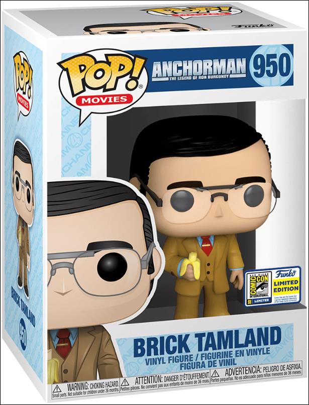 POP! Movies figure 950 Brick Tamland SDCC 2020 Exclusive