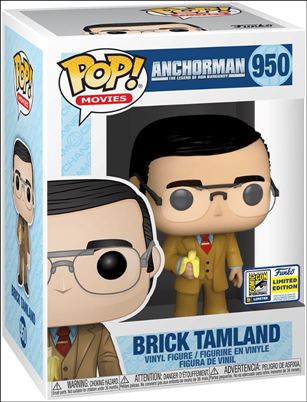 POP! Movies figure 950 Brick Tamland SDCC 2020 Exclusive