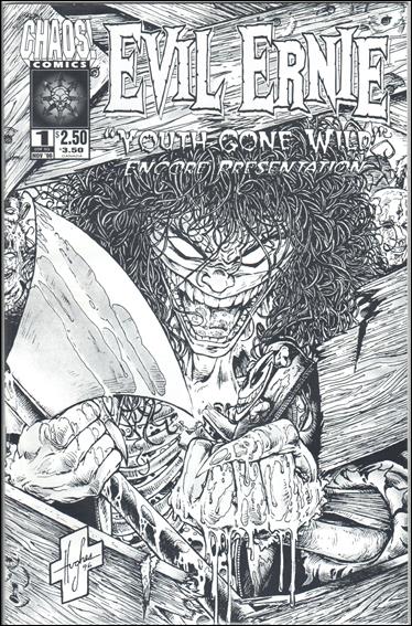 Evil Ernie: Youth Gone Wild issue 1-B Necro Edition Black & White Cover 1/2000