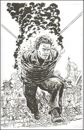 Angel: Blood & Trenches issue 2-B 1:10 Virgin Sketch Cover