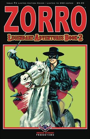 Zorro: Legendary Adventures Book 2 issue 2-B Nicola Del Principe Cover 1/350