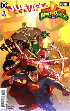 Justice League/Power Rangers issue 1-H Karl Kerschl Cover (2nd Printing)