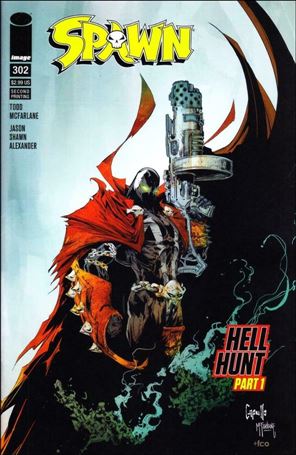 Spawn issue 302-F Greg Capullo & Todd McFarlane Cover (2nd Printing)