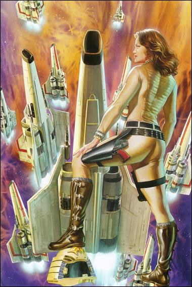 (Classic) Battlestar Galactica issue 2-D Alex Ross Dynamic Forces Virgin Cover 1/25