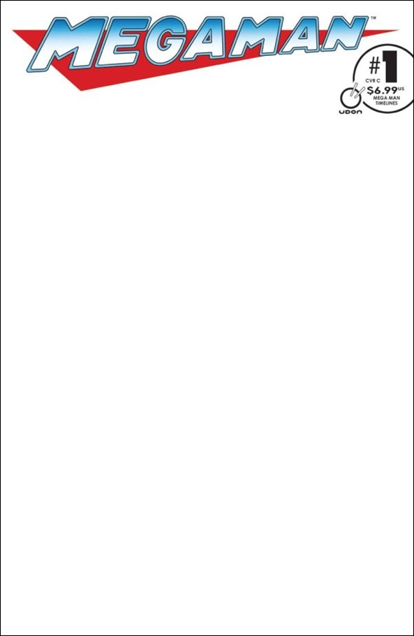 Mega Man: Timelines issue 1-C Blank Sketch Cover