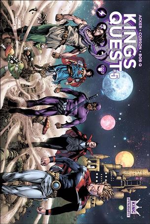 Kings Quest issue 5-B Jonathan Lau Cover