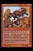 Magic the Gathering: Onslaught (Base Set) card 194 Charging Slateback