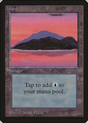 Magic the Gathering: Limited Edition Beta (Base Set) card 289-C Island