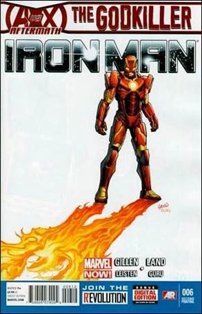 Iron Man (2013) issue 6-C Greg Land Cover (2nd Printing)