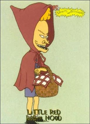 Beavis and Butt-Head (Base Set) card '6369' Little Red Robin Hood