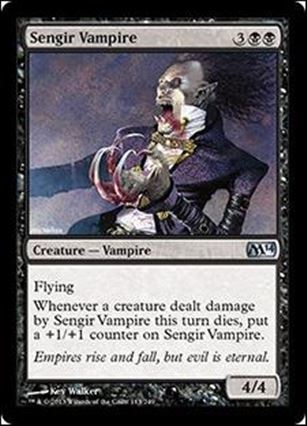 Magic the Gathering: 2014 Core Set (Base Set) card 113 Sengir Vampire